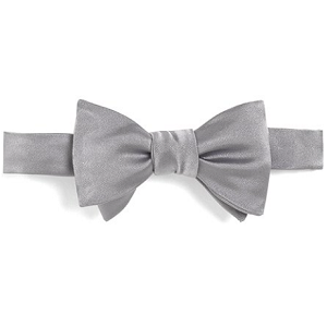 Butterfly Self-Tie Bow Tie - Grey